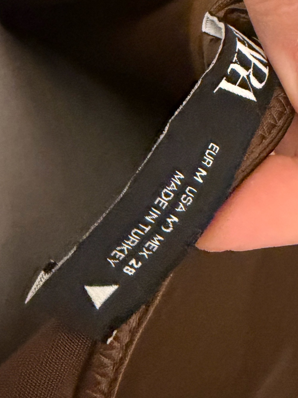 Zara Chocolate Brown Slip Dress with Bow Detail - Picture 3 of 3